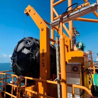 Kinesisk Marine Fender Crane